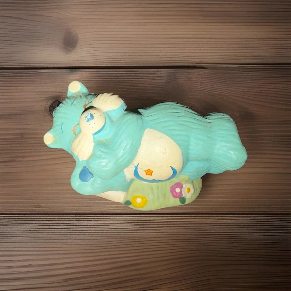 Vintage 80s Care Bears American Greetings Figurine Designers Moon Belly Bear